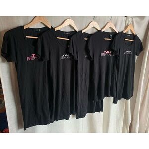 Bundle Tan Republic black logo Graphic Tee Lightweight Fitted Mediums & Larges